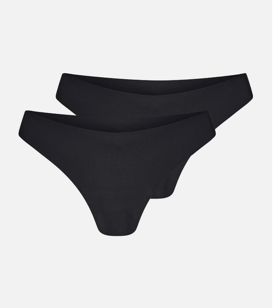 Lot de 2 strings confortables sans coutures