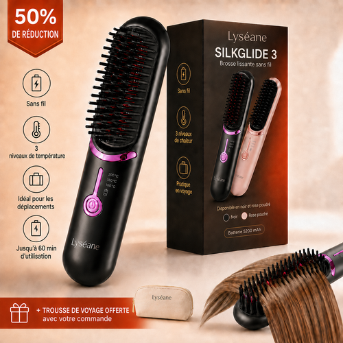 Lyséane SoftHeat™ 3 | Brosse Lissante Sans Fil