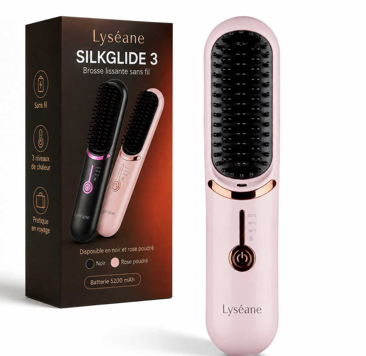 Lyséane SoftHeat™ 3 | Brosse Lissante Sans Fil