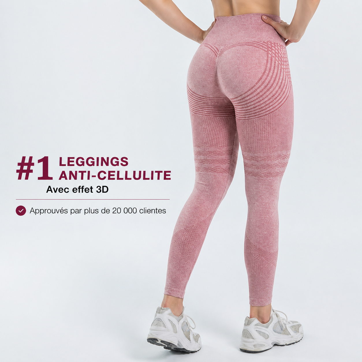 Leggings Modelants 3D – Push-Up & Anticellulite