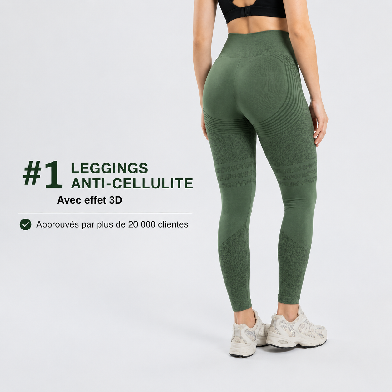 Leggings Modelants 3D – Push-Up & Anticellulite