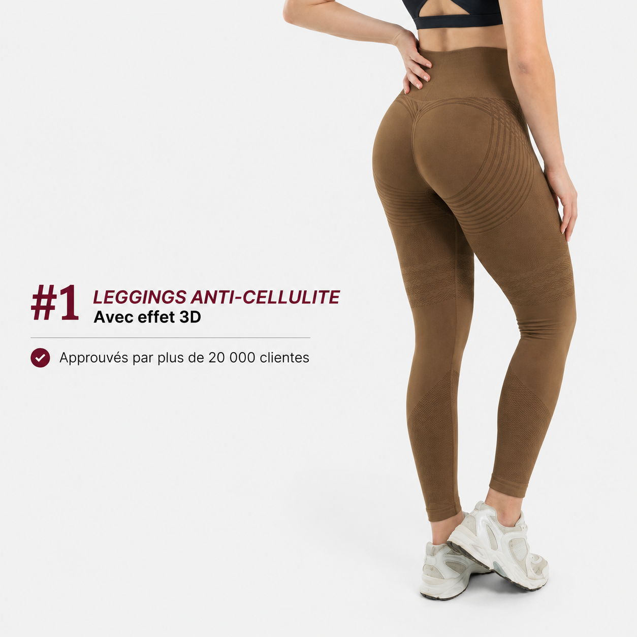 Leggings Modelants 3D – Push-Up & Anticellulite