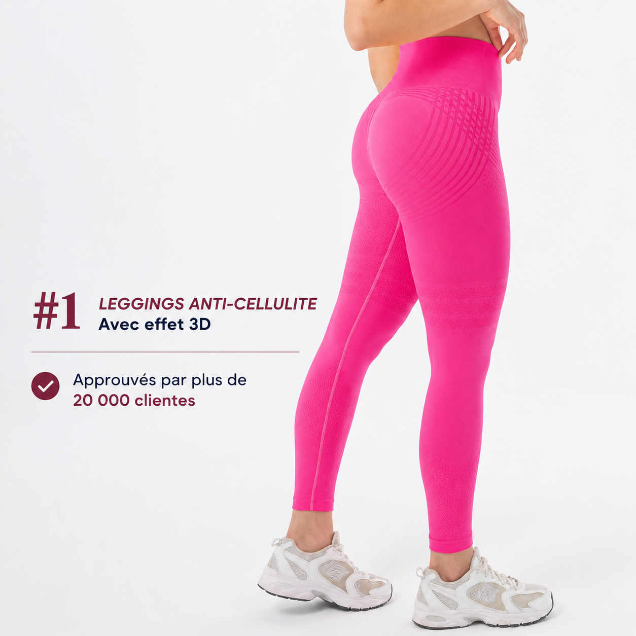 Leggings Modelants 3D – Push-Up & Anticellulite