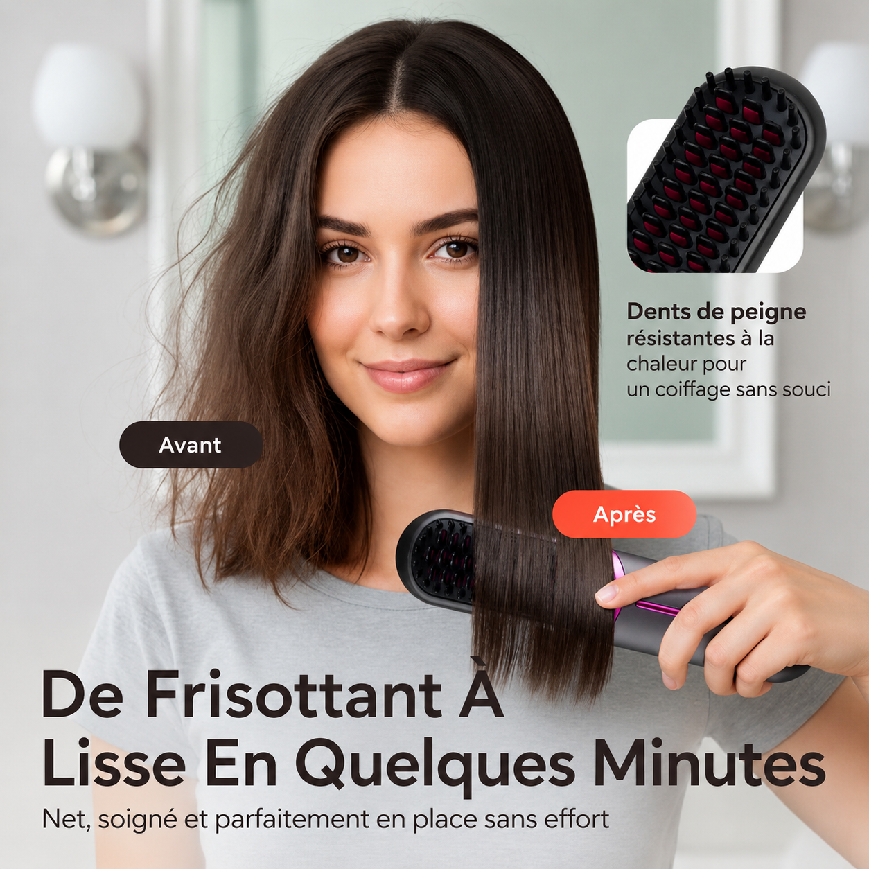 Lyséane SoftHeat™ 3 | Brosse Lissante Sans Fil