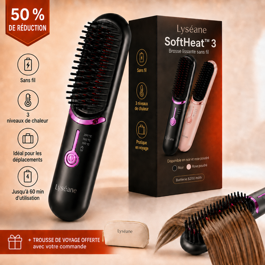 Lyséane SoftHeat™ 3 | Brosse Lissante Sans Fil