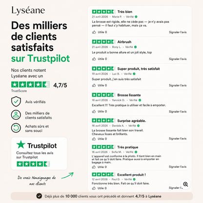 Lyséane SoftHeat™ 3 | Brosse Lissante Sans Fil
