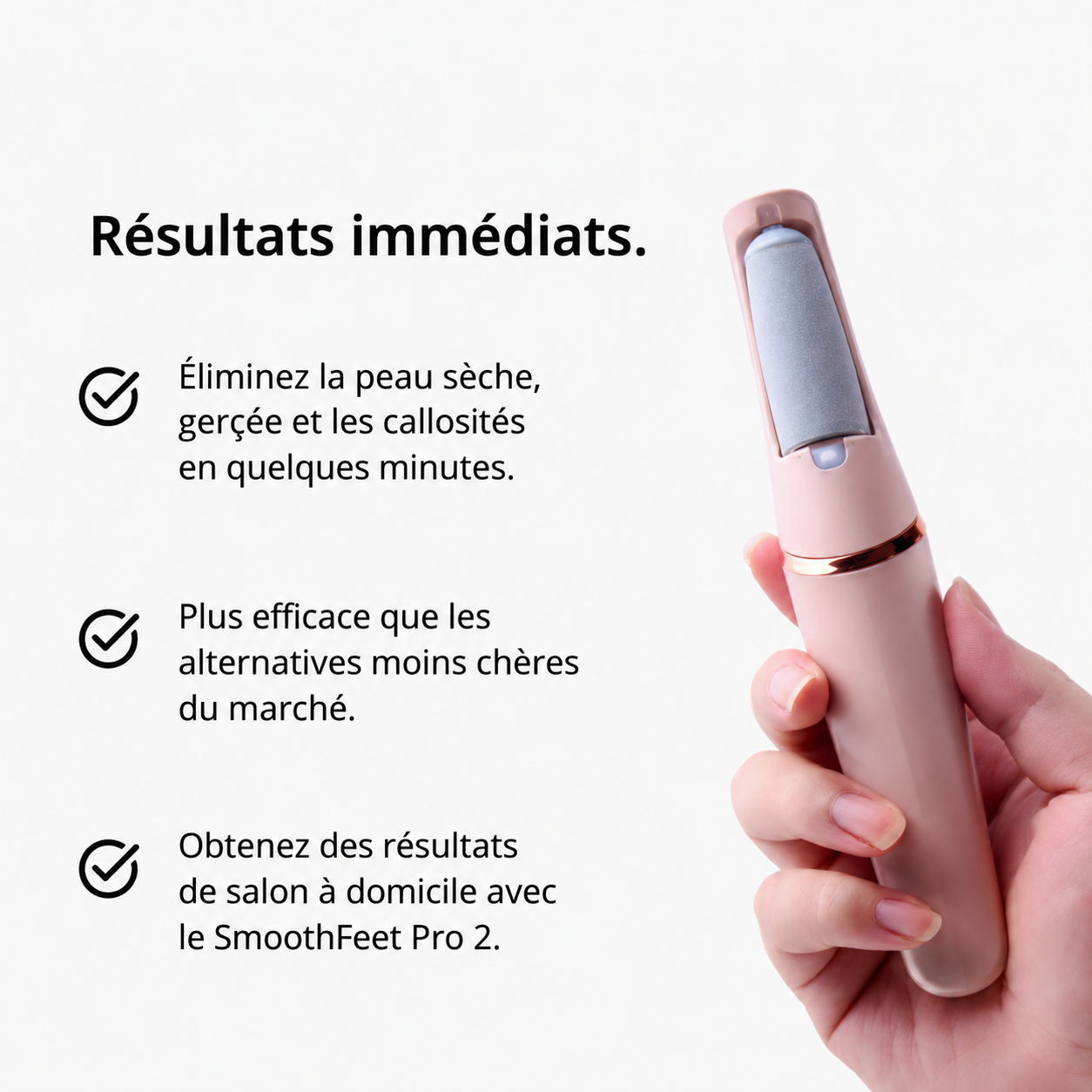 SmoothFeet Pro 2 - Des pieds doux sans frais de salon